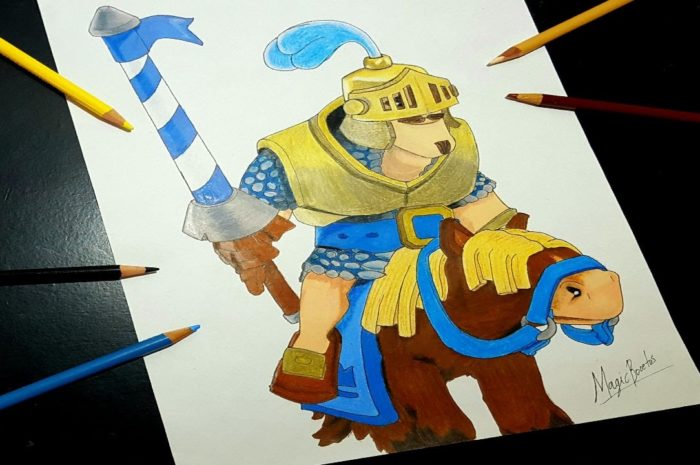 Cómo Dibujar Al PRINCIPE De CLASH ROYALE – Tutorial Paso A Paso