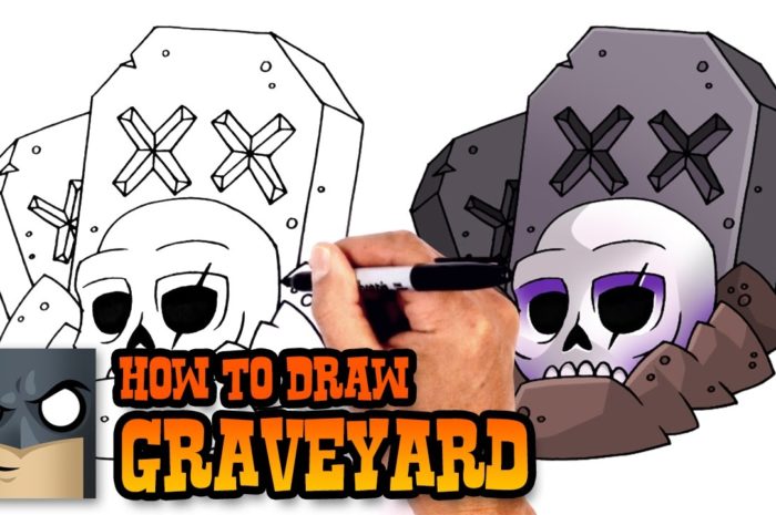 How to Draw Clash Royale | Graveyard